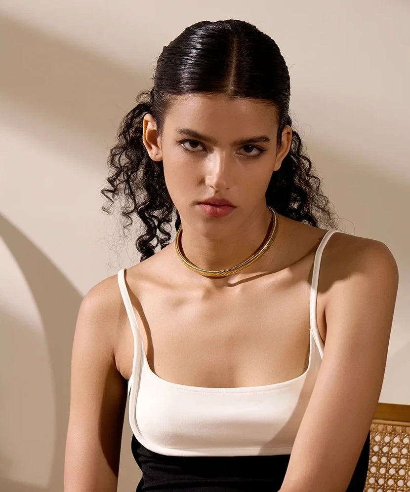 Collier ras-du-cou Alicante en acier inoxydable