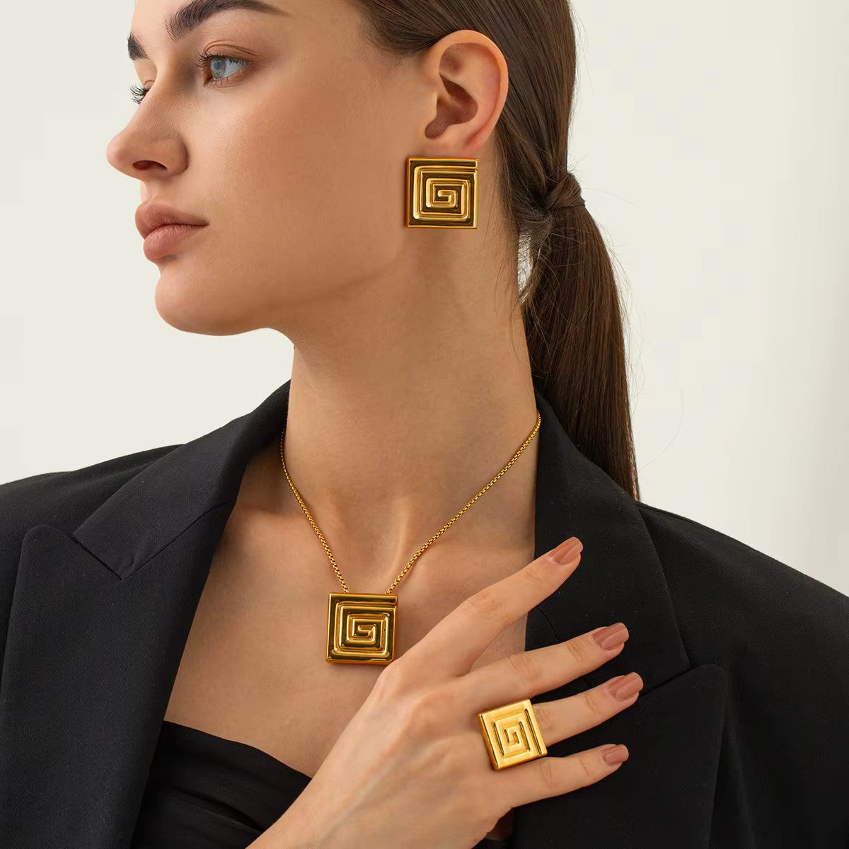 Collier Olympia en acier inoxydable