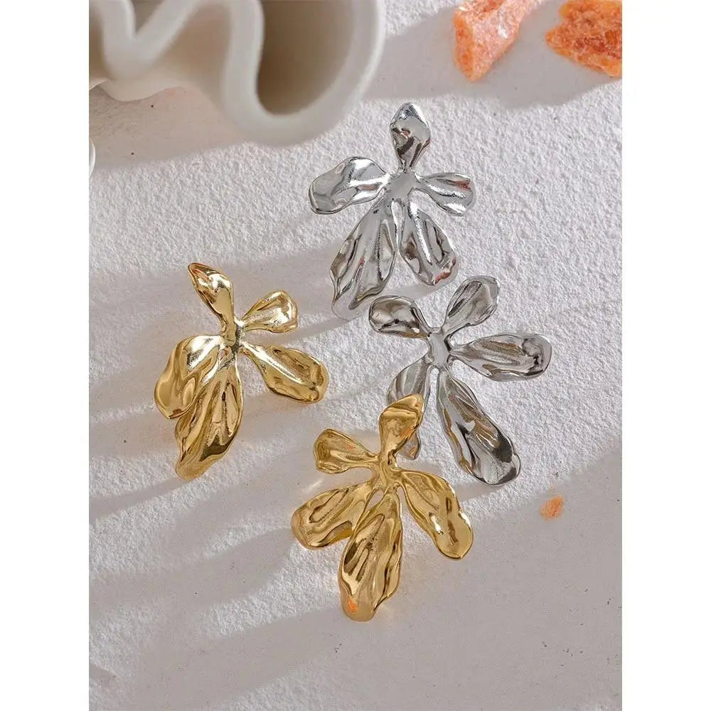 Boucles Fleuréa en acier inoxydable
