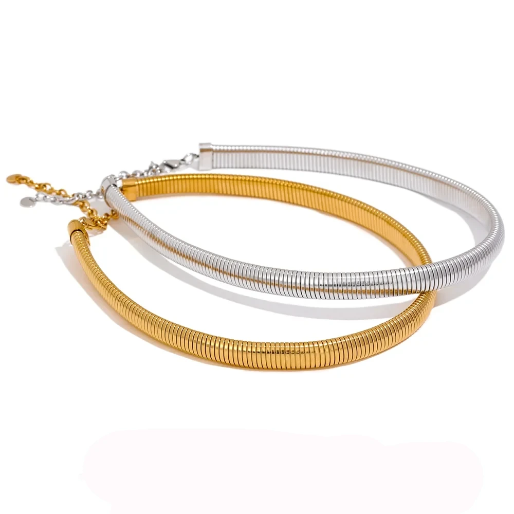 Collier ras-du-cou Alicante en acier inoxydable