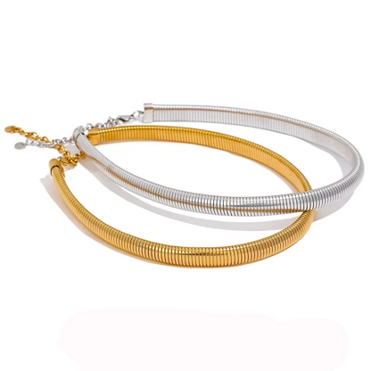 Collier ras-du-cou Alicante en acier inoxydable