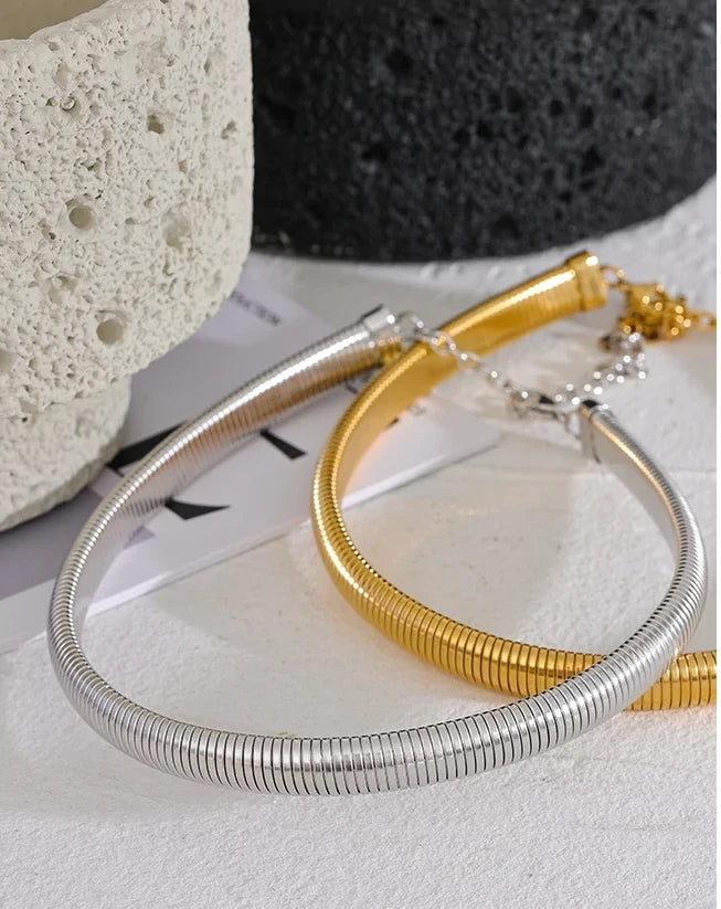 Collier ras-du-cou Alicante en acier inoxydable