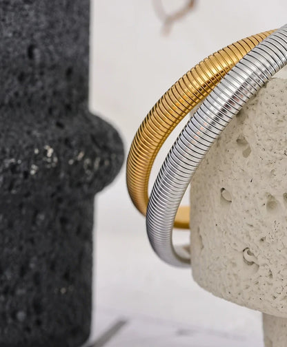 Collier ras-du-cou Alicante en acier inoxydable