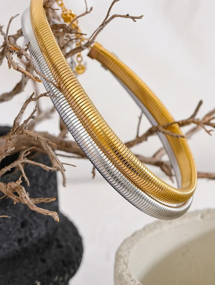 Collier ras-du-cou Alicante en acier inoxydable