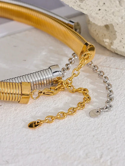 Collier ras-du-cou Alicante en acier inoxydable