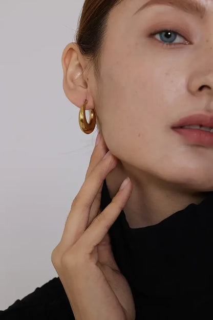 Boucles d’oreilles Magda en acier inoxydable