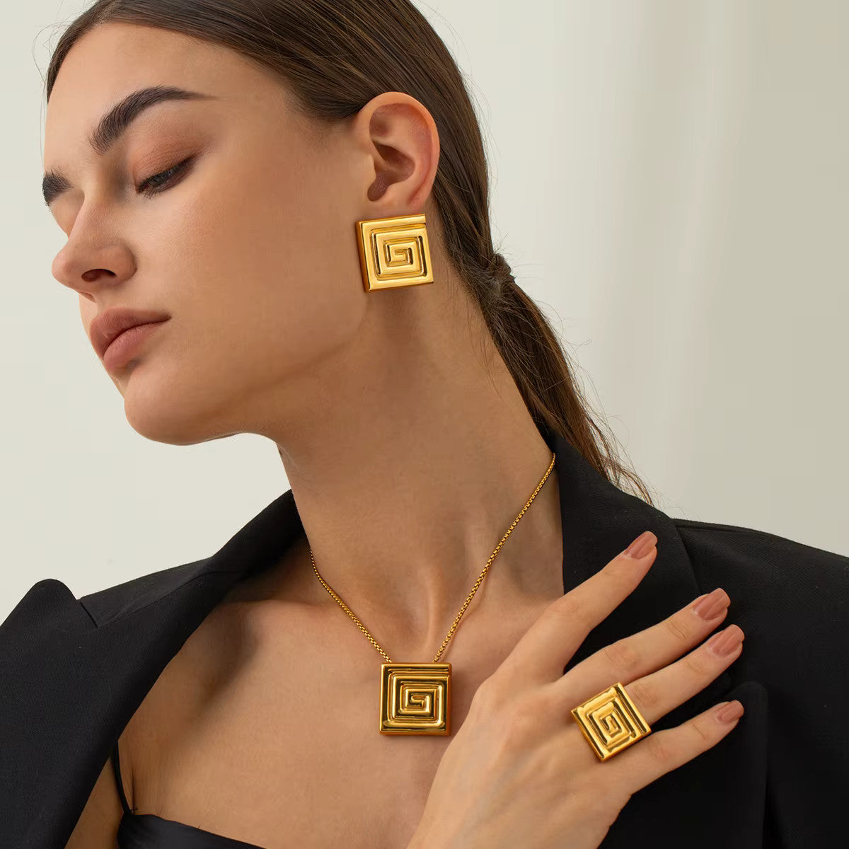 Collier Olympia en acier inoxydable