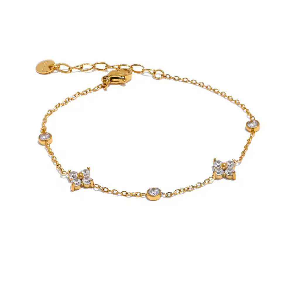 Bracelet élégant Rosée du matin en acier inoxydable