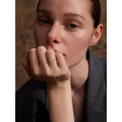 Bague Perle – acier inoxydable