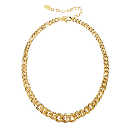 Collier Bergamo en acier inoxydable doré