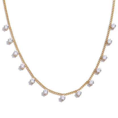 Collier Nora en acier inoxydable doré