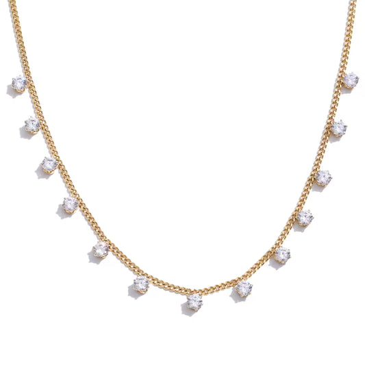 Collier Nora en acier inoxydable doré
