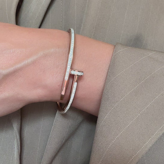 bracelet clue acier inoxidable