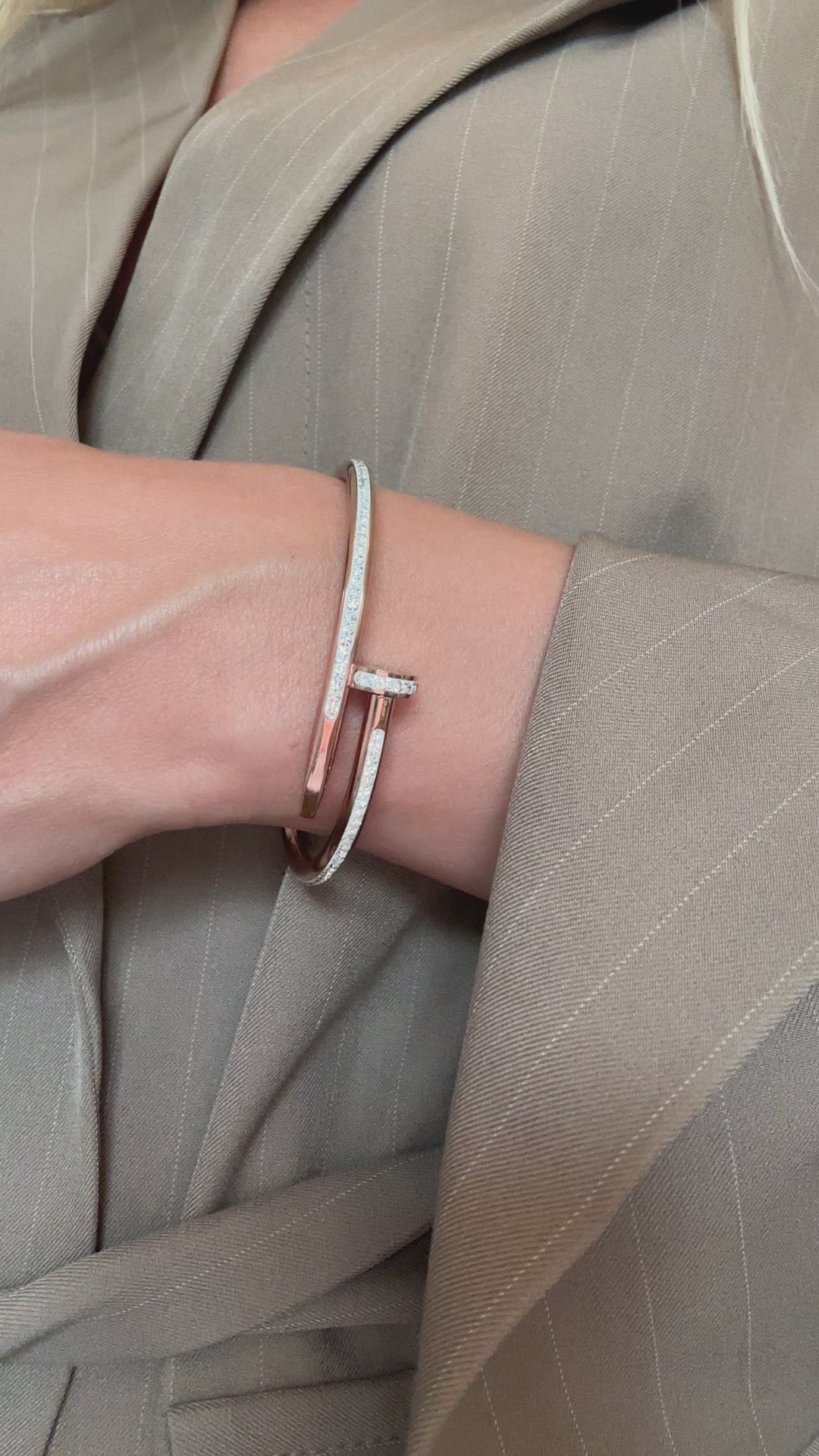 bracelet clue acier inoxidable